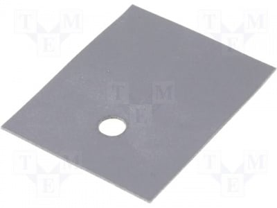 Подложка термопроводима  SMICA-SOT93 Термопроводима подложка: силиконова; SOT93,TOP3; 0,4K/W; L:24mm